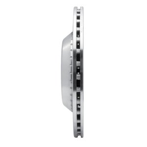 Mercedes-Benz S550E Brake Rotor (1) - Rear Left - R1 Concepts - Drilled & Slotted - Silver - `14-`21